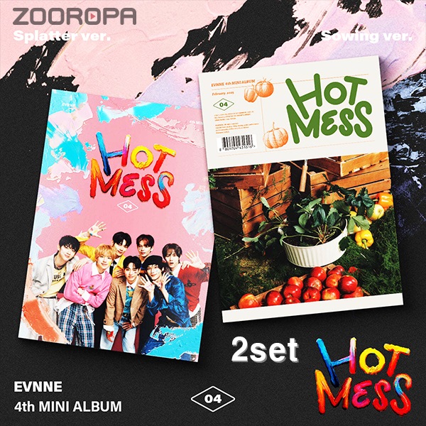 [2종세트] EVNNE 이븐 HOT MESS 4집 미니앨범 포토북
