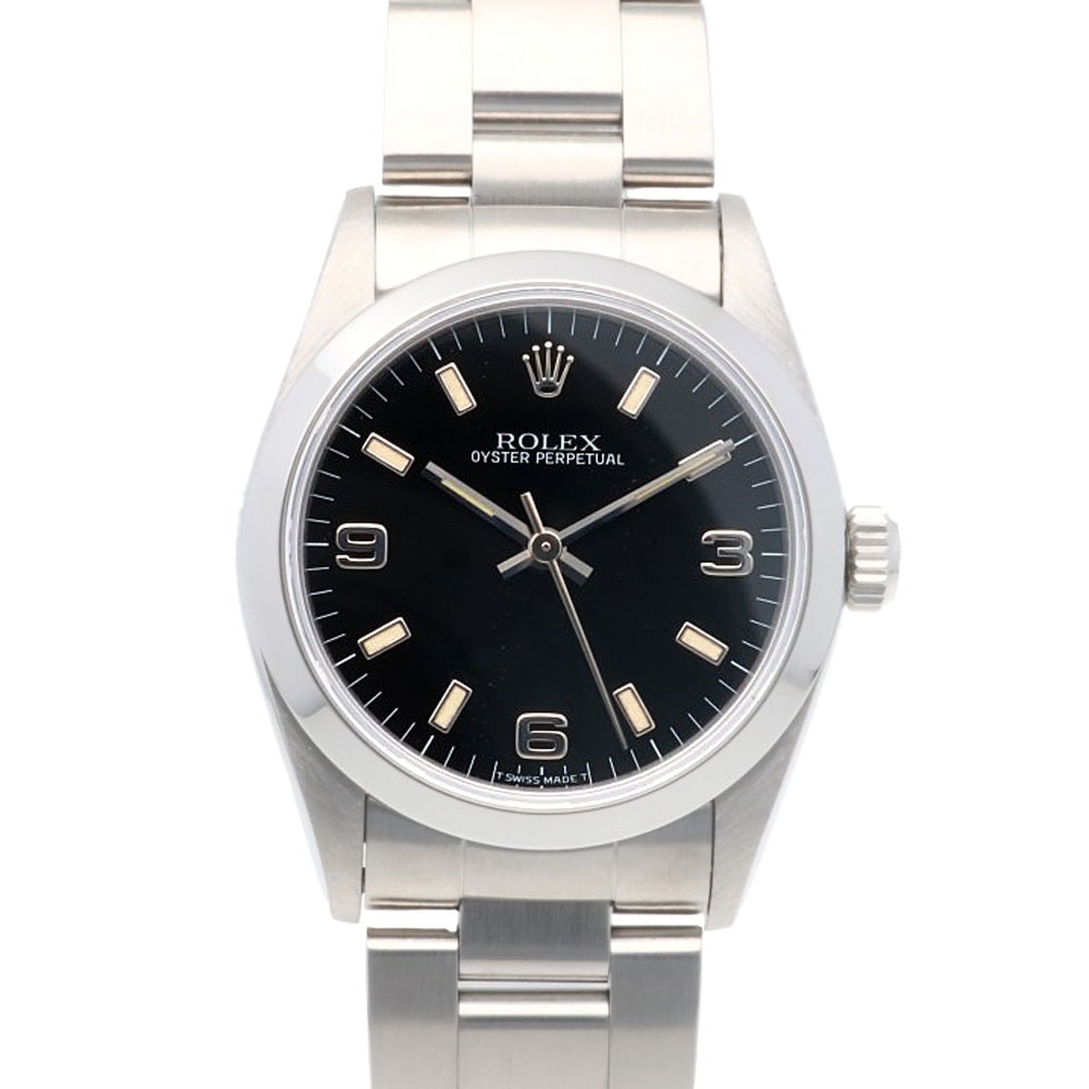 ロレックス オイスターパーペチュアル 腕時計 ステンレススチール 67480 自動巻き 1年保証 ROLEX 中古