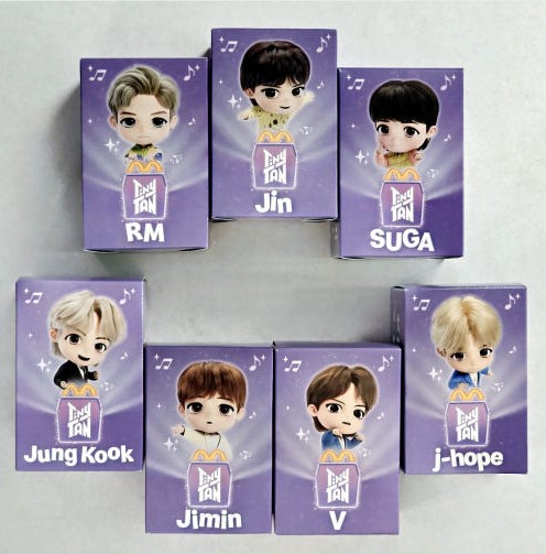 【2025年9月限定】マクドナルド ハッピーセット7種セット / BTSフィギュア +フォトカード付き MC DONALDO