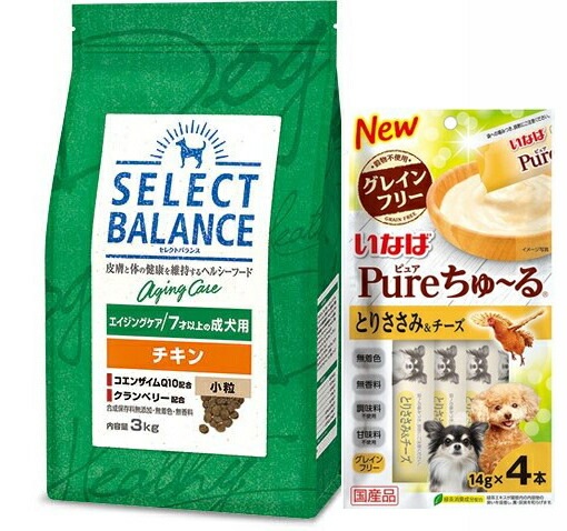 セレクトバランス　エイジングケア　チキン　3kg×2 セレクトバランス エイジングケア チキン 小粒 3kg