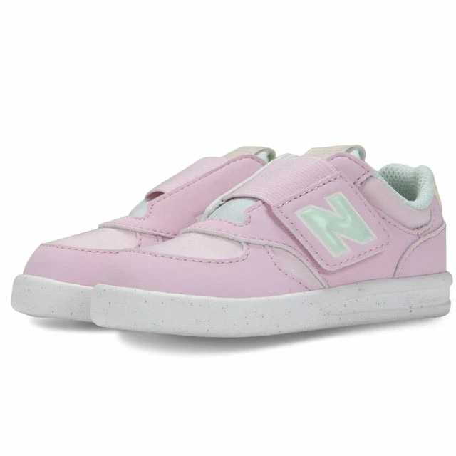 ニューバランス 男の子 女の子 子供靴 キッズ ベビー NW300 スニーカー ベルクロ ファーストシューズ ベビー靴 キッズシューズ NB ローカット NW300 PY1 ピンク/イエロー