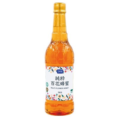 他サイト： 純粋百花蜂蜜 【大容量1kg】 無添加 純粋はちみつ 自然花樹から採取されたハチミツ 低GI食品『タイ王国チェンマイ産』 (1本＝1kg)の商品画像