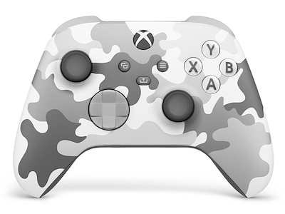他サイト： Microsoft Xbox ワイヤレス コントローラー アークティック カモ スペシャル エディション QAU-00140 即納OKの商品画像