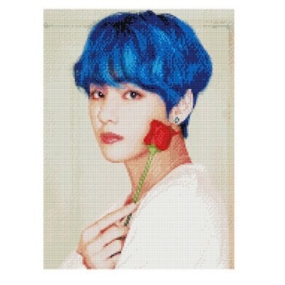 ILOVEPAINTING BTS V CUBIC PAINTING V
