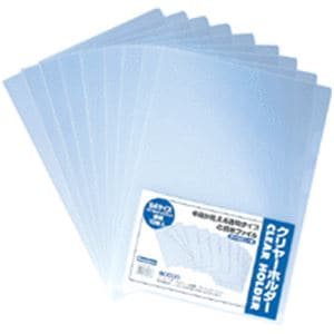 （まとめ）ビュートン クリヤーホルダー B4クリヤー CH-B4-W10 1パック(10枚) (×10セット)