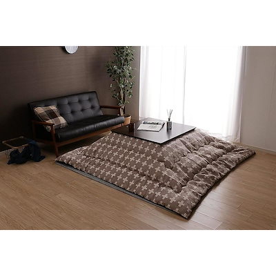 i】【】 こたつ布団 正方形 ベルンII ベージュ 約200×200cm こたつ