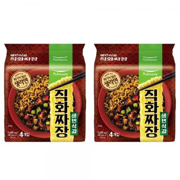 プルムウォン 生麺食感 直火ジャージャー麵 108.1g 풀무원 생면식감 직화짜장 108.1g