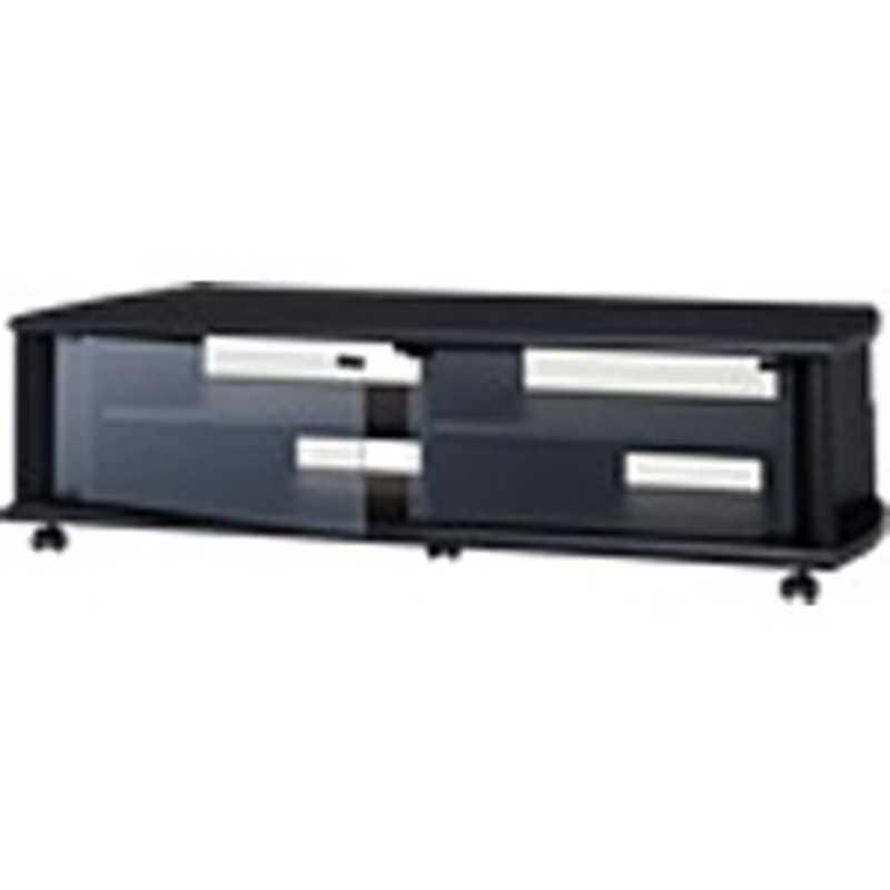 ハヤミ工産　テレビ台 目安：～52型対応 ロータイプ マットブラック　TV-BS120L
