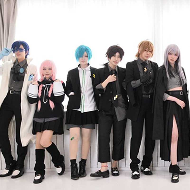 七次元生徒会 にじさんじ 叶 樋口楓 三枝明那 仙河緑 緑仙 レオス・ヴィンセント 周央サンゴ コスプレ衣装 ウィッグ 追加可 7次元 生徒会 アニメ 仮装 ハロウィン イベント コスチューム