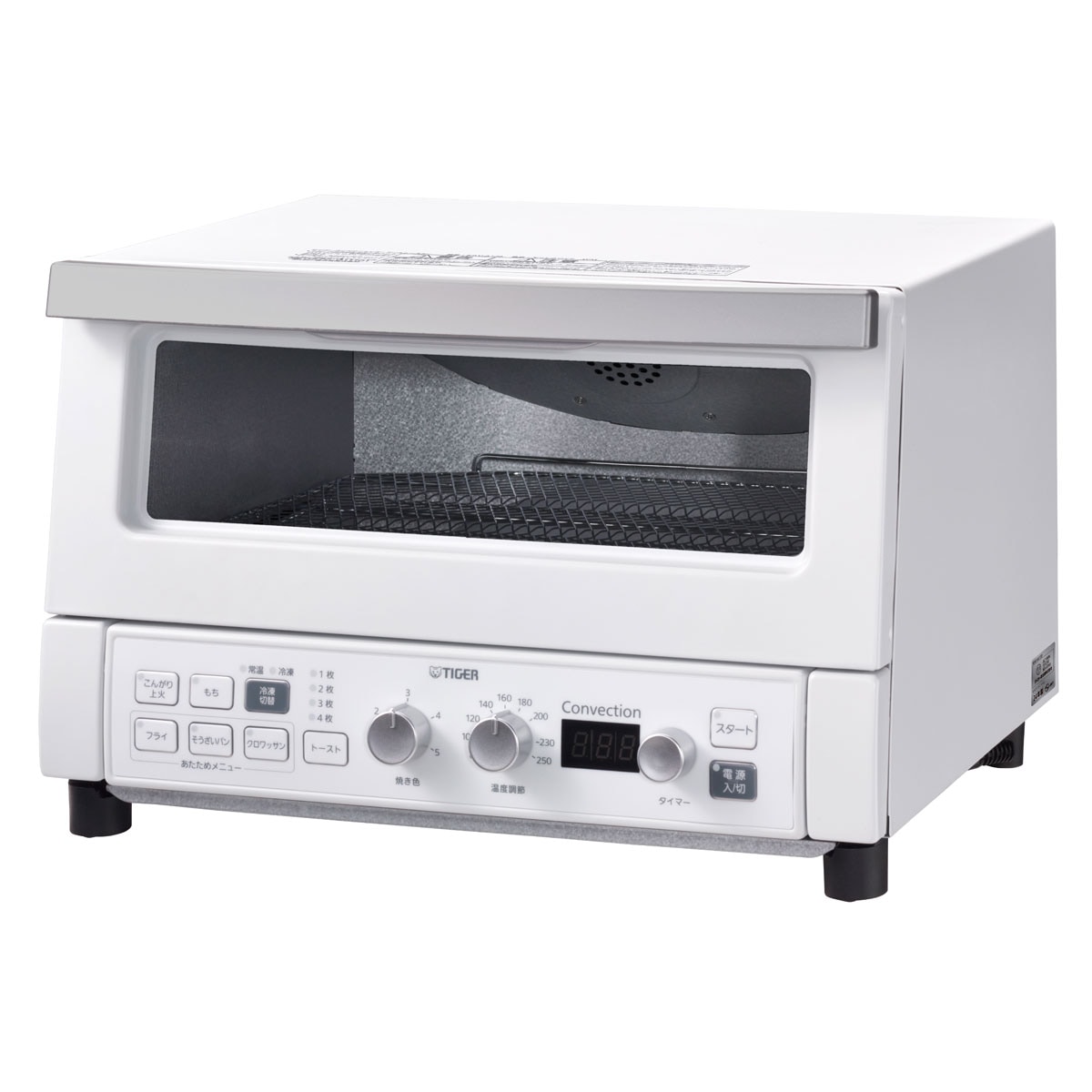 タイガー KAV-A130WM コンベクション＆オーブントースター　マットホワイト KAVA130WM