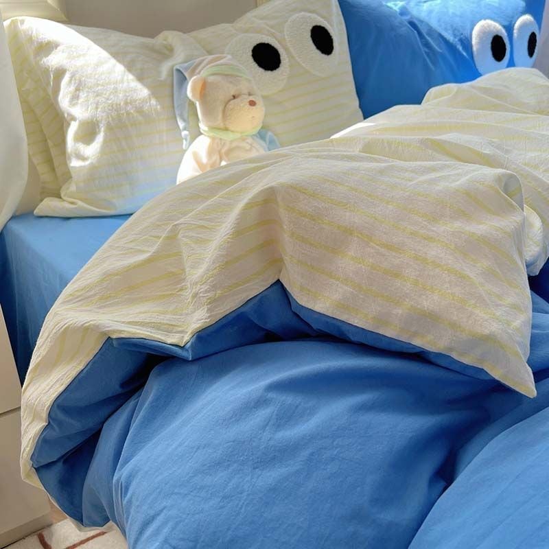 冬の4点セットins風学生寮布団カバーシーツ4点セット寝具セット寒い季節も快適な睡眠布団カバー敷きパッドかわいい布団カバー4点セット