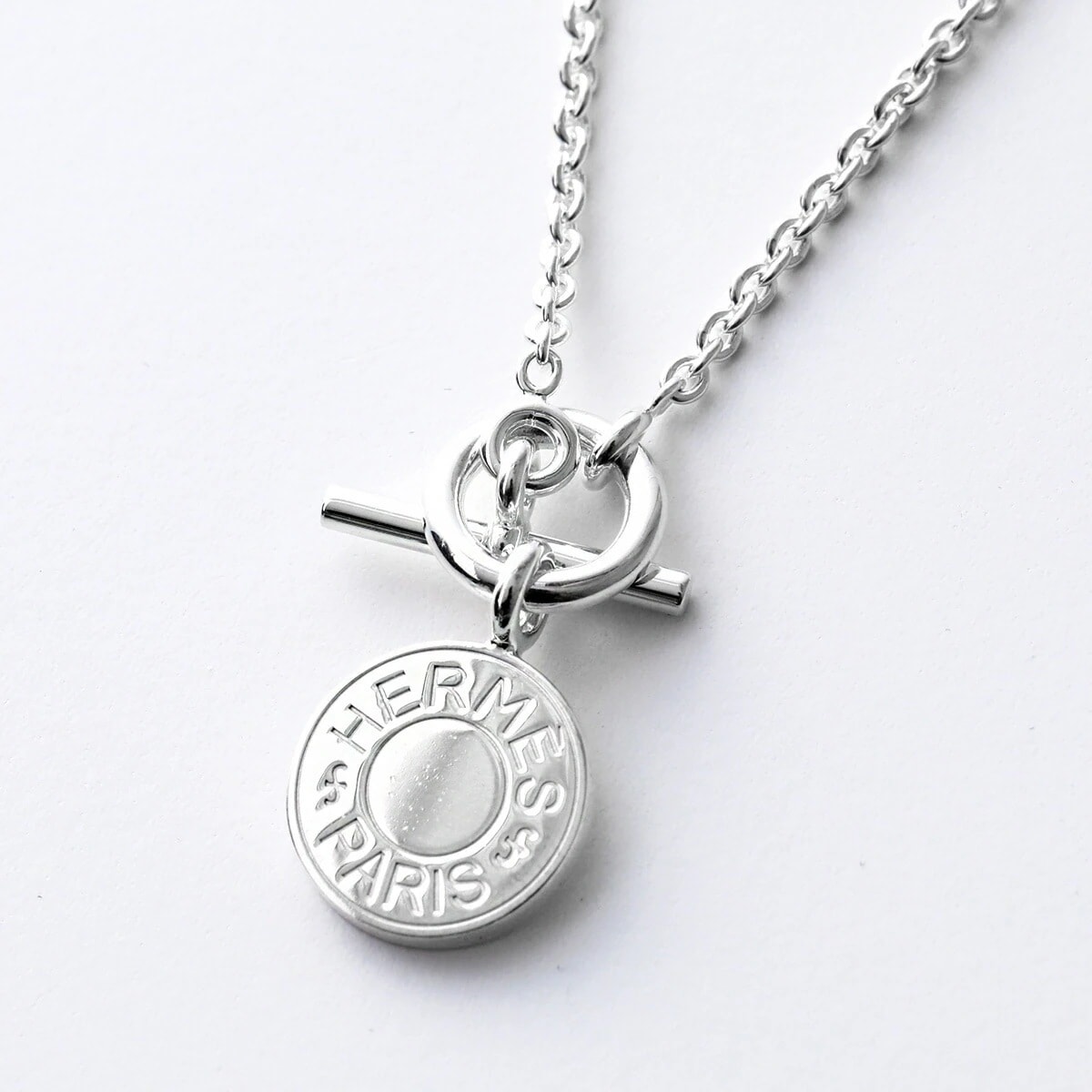 HERMES エルメス ネックレス SERIE セリエ Amulet H Exlibris Pendant Necklace アミュレット コンフェッティ H104143B レディース ペンダント S
