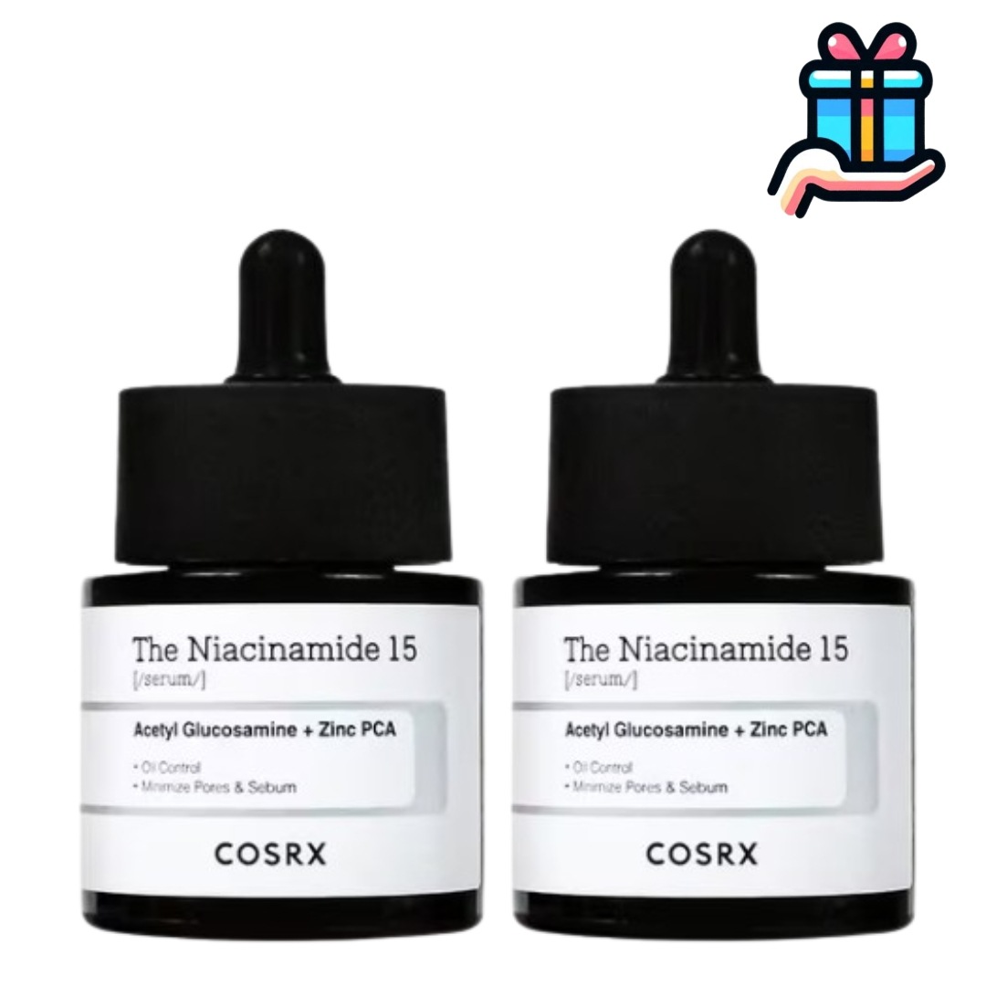 [大容量1+1スキンケア企画セット] ザ ナイアシン アミド 15 セラム 20ml+20ml 計40ml 皮脂ケア 毛穴 油分水分バランス ブラックヘッド 肌トーン トーンアップ 脂性肌 水分不足