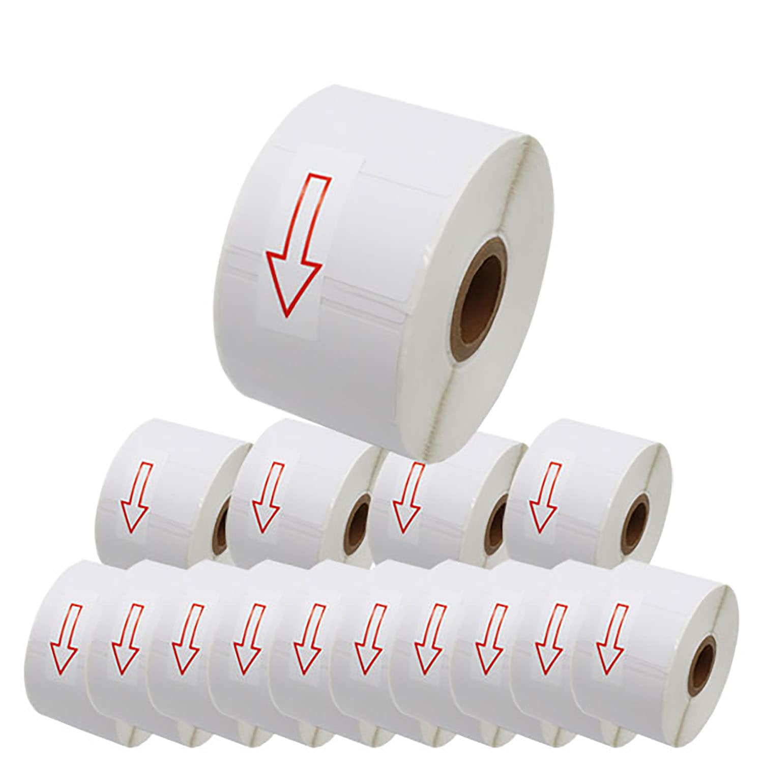 ブラザー用 RDロール プレカット紙ラベル (感熱紙) RD-S05J1 互換品 51mm×26mm 1535枚入り 15個セット