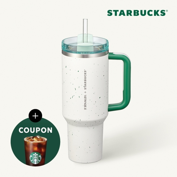 【starbucks】 スターバックス SS スタンレー グリーンペブル ケンチャー タンブラー 1183ml 韓国スタバ