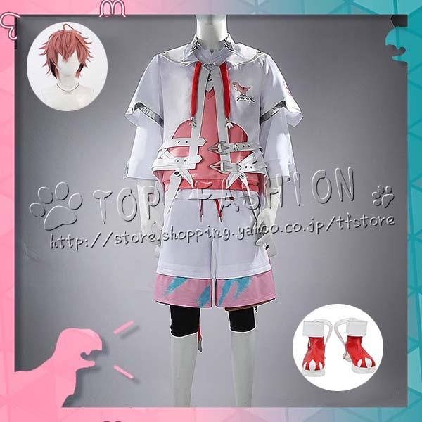 2026人気販売!にじさんじ VTuber 赤城ウェン Akagi コスプレ衣装 ウィッグ 靴 cosplay コスチューム ハロウィン クリスマス