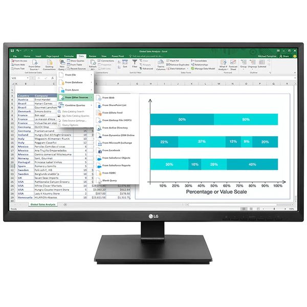 LG 23.8型 ワイド フルHD 19201080 IPS パネル ノングレア ディスプレイ 24BK550Y-B-SB モニター 75Hz 新品 インチ