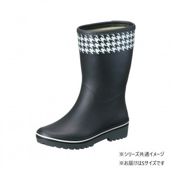 福山ゴム工業　長靴 マイローズ 21　S ブラック AA31300
