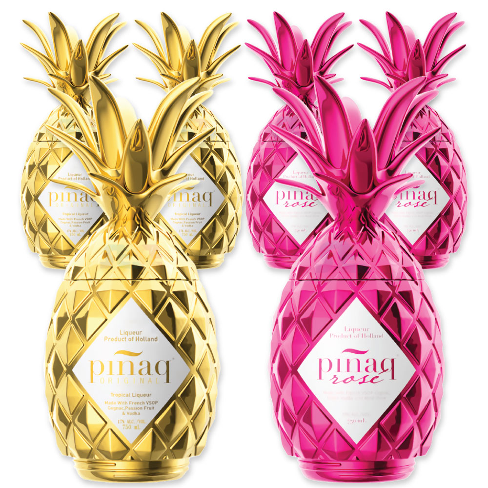 ピニャック ゴールド 3本 + ロゼ 3本 セット 各750ml / リキュール 17% Pinaq Gold piñaq Rose