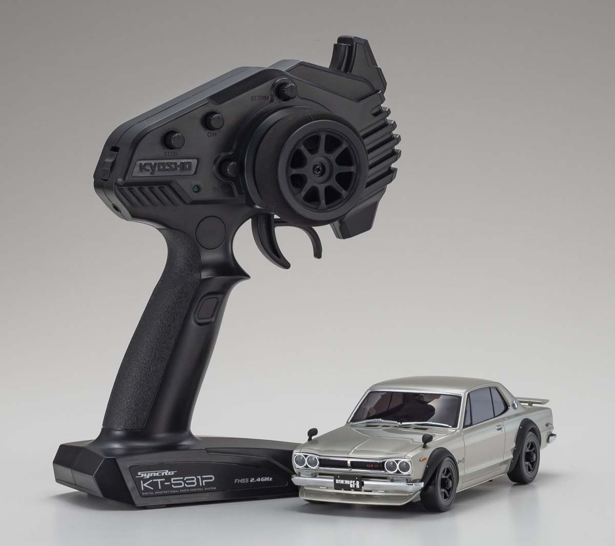 京商 ミニッツRWDレディセット MR-04 日産 スカイライン 2000GT-R (KPGC10) チューンド・バージョン シルバー【32359S】 ラジコン KC 32359S スカイライン 20