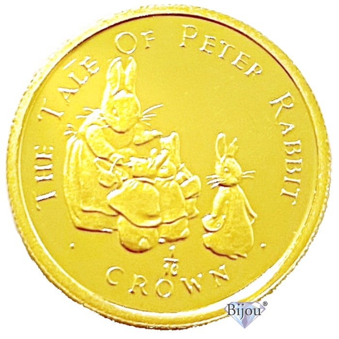 純金 ピーターラビット金貨 1/10オンス 1994年 3.11g 流通品 24金 ゴールド k24 ジブラルタル ビアトリクス・ポター コレクション ギフト クリアケース付