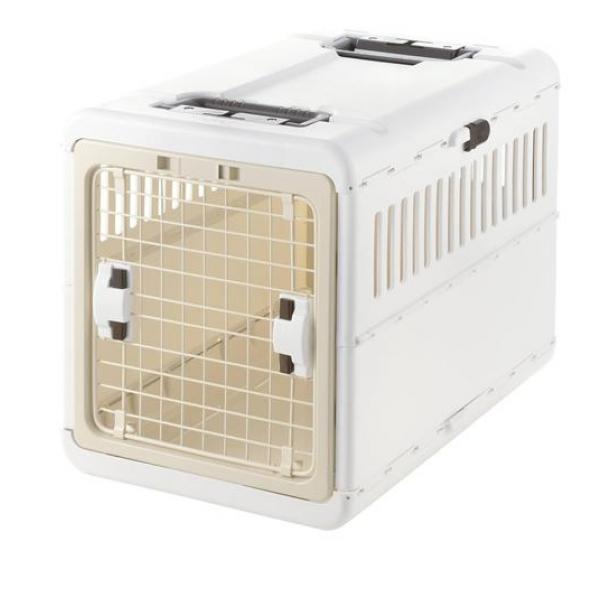 リッチェル キャンピングキャリー折りたたみ L 超小型犬～中型犬用 1組入 (アイボリー)