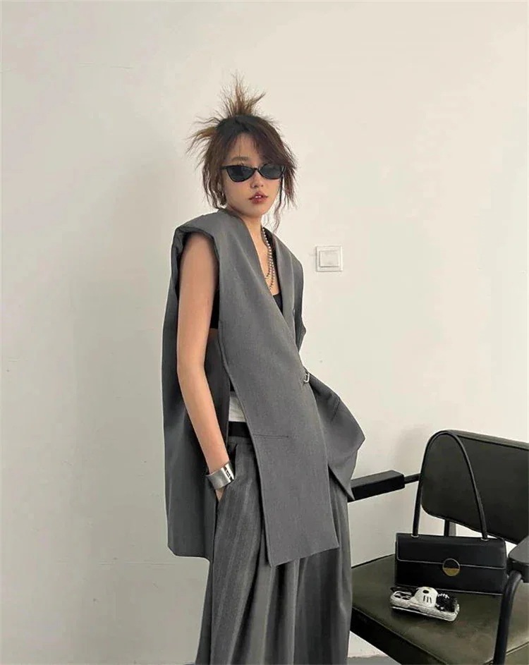 【7 日以内に発送】激安セール フリーサイズベスト 2025流行 シンプルデザイン レイヤー着用