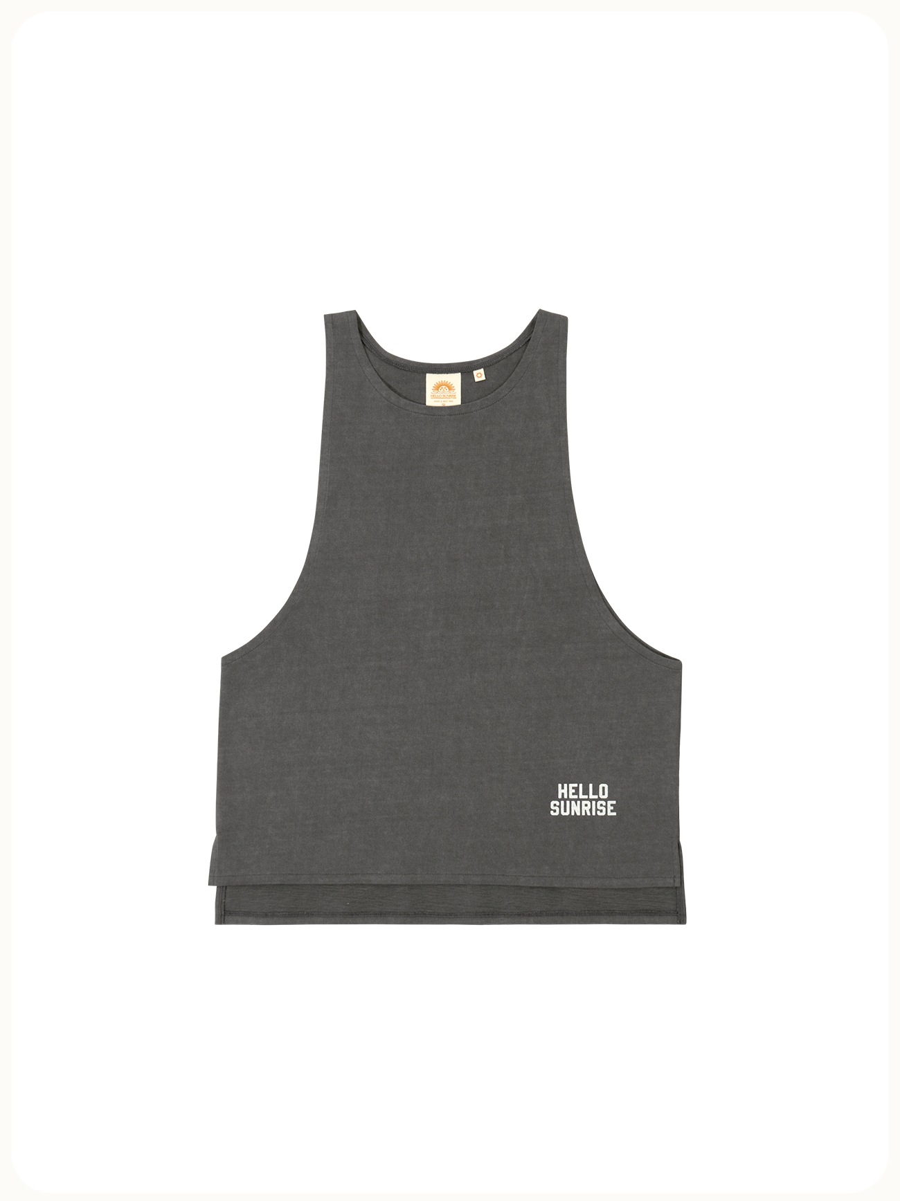 HELLO SUNRISE Tank Top Gray