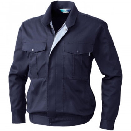 桑和 VA413 長袖ブルゾン 6Lサイズ ネイビー(1) VIVA SOWA