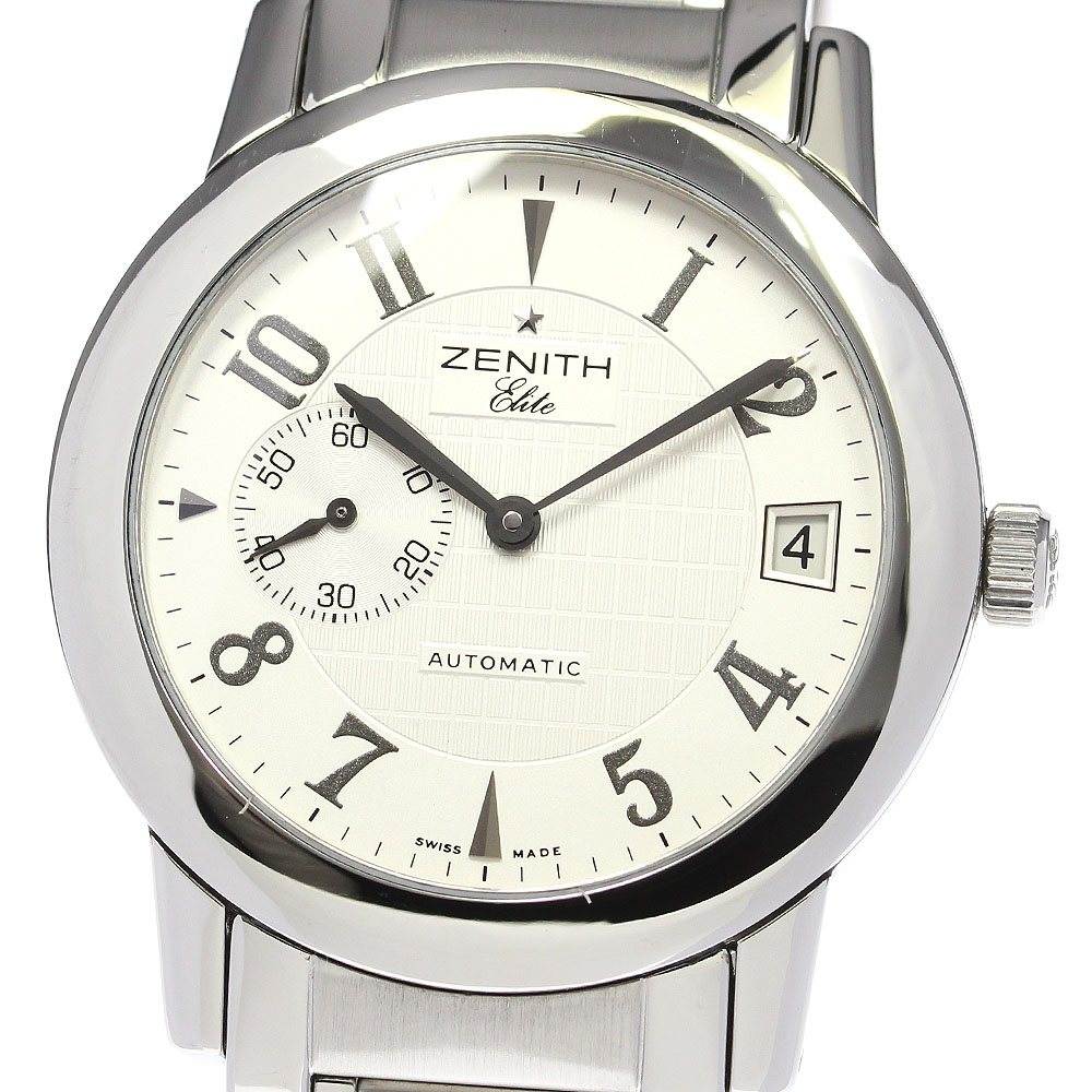ゼニス ZENITH 01/02.0451.680 ポートロワイヤル エリート スモールセコンド 自動巻き メンズ 良品 保証書付き_797399【中古】