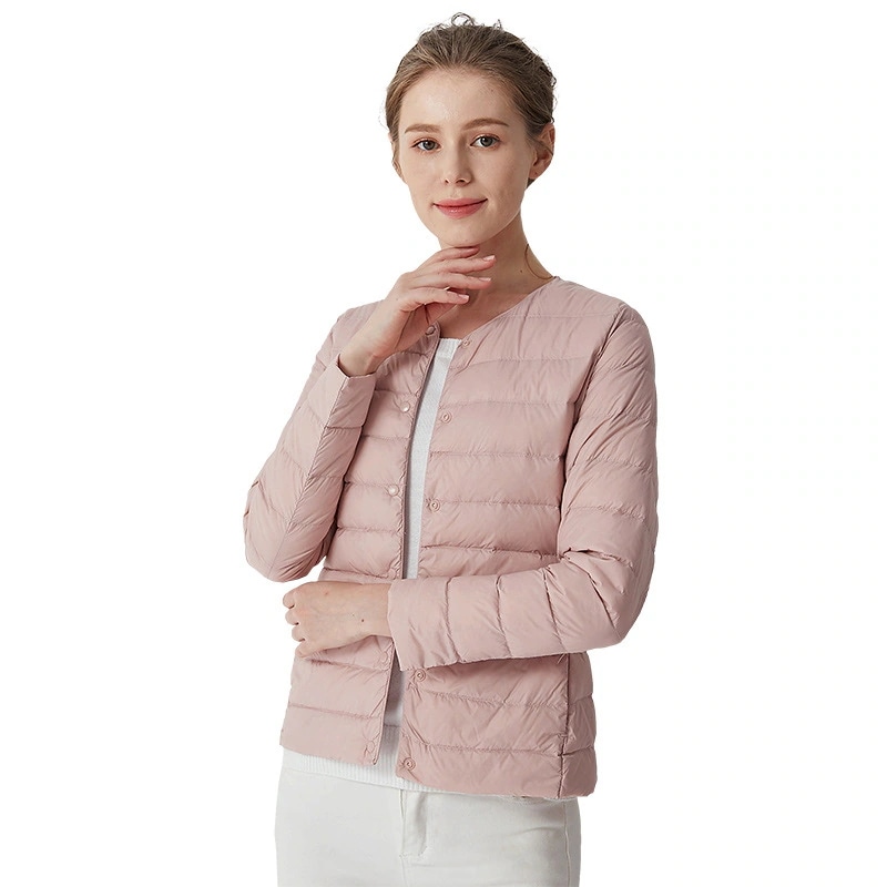 新作 トレンド ダウン ライトダウン ライナーコート ダウンジャケット レディース ジャケット ラウンドネック 軽量 重ね着