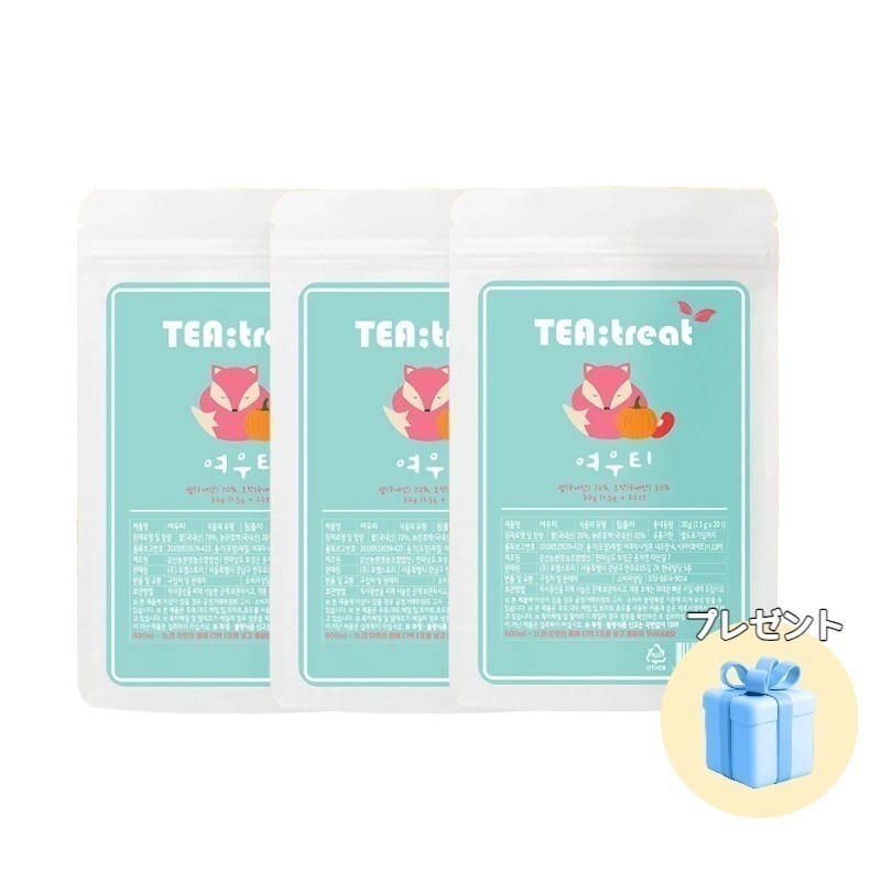 キツネティー 小豆かぼちゃ茶 20T+20T+20T/ インナービューティー/インナーケア