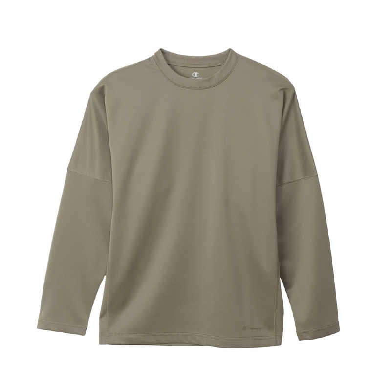 チャンピオン　リカバリーウェア ロングスリーブTシャツ ［Lサイズ］ オリーブ　C3-CS490