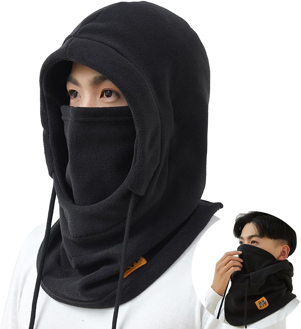 ネックウォーマー フェイスカバー 帽子 防寒 目出し帽 フードウォーマー ネックカバー 冬用