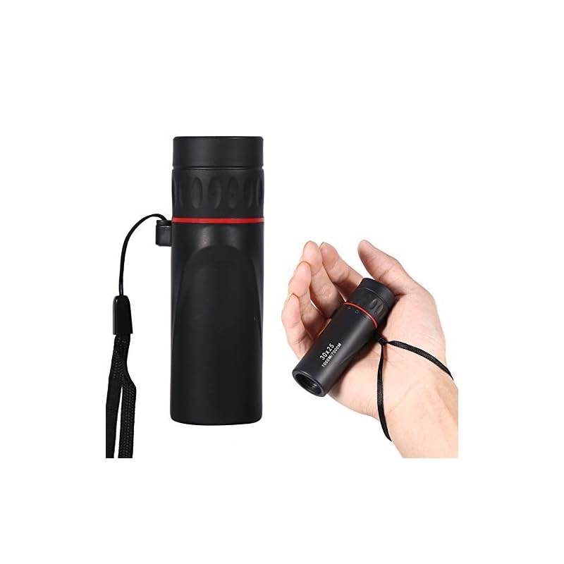 単眼鏡 望遠鏡 30X25 高倍率 10倍率 望遠レンズ 単眼 ズーム望遠鏡 昼夜兼用 コンパクト 軽量 スポーツ観戦 天体観測 山登り アウトドア