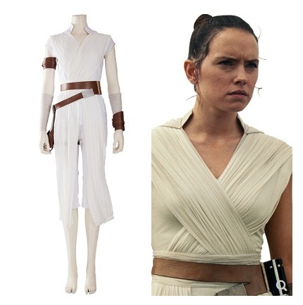 高品質 スターウォーズ 9: スカイウォーカーの夜明け-レイ コスプレ衣装 女性 ハロウィン コスプレ