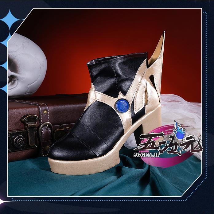 【予約商品】ハロウィン 五次元　原神　コスプレ　博士　ドットーレ　ファトゥス　靴