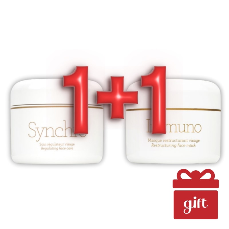 【肌バランス集中ケア セット】 イミュノ マスククリーム 50ml ＆ シンクロ リッチクリーム 50ml IMMUNO & Synchro Set