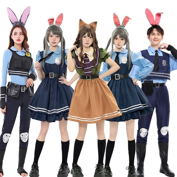 Qoo10] ハロウィン 衣装 大人 子供 小学生 警