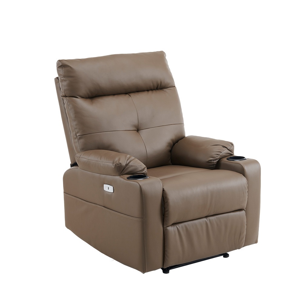 39リクライニングソファー 電動 リクライニングソファ 振動機能付き オットマン一体型 1人掛け USBポート付き 電動ソファ モーションソファー 耐圧分散 電動ソファー スマホ充電可 リクライニング