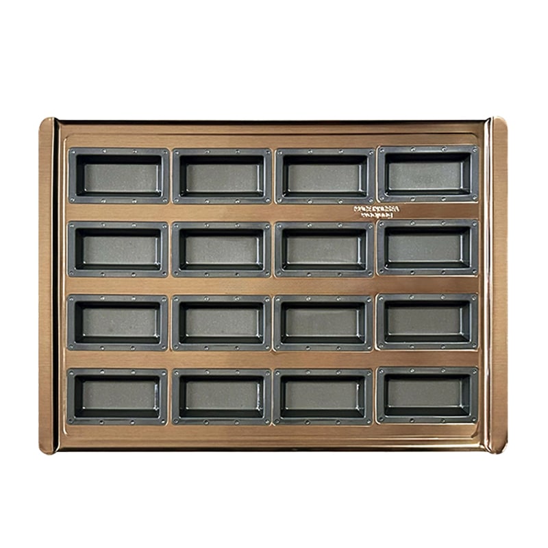 [SILPAP GOLD] シルポップゴールド UNOVE 深いフィナンシェ型 16個取り