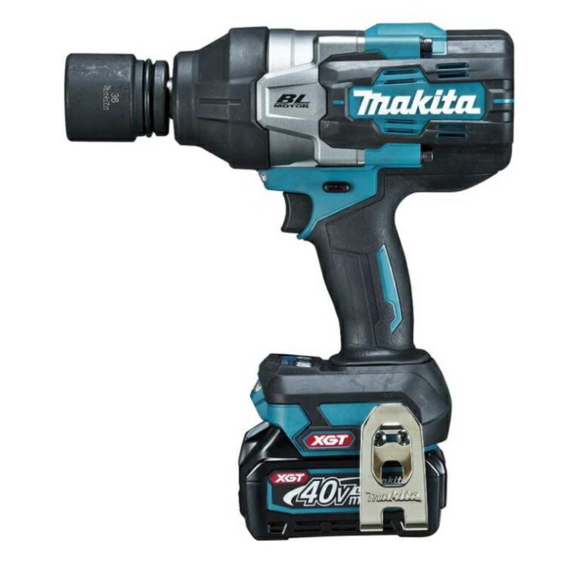 マキタ 40V 充電式インパクトレンチ TW001GRDX 角ドライブ19mm 2.5Ahバッテリ2個・充電器・ケース付