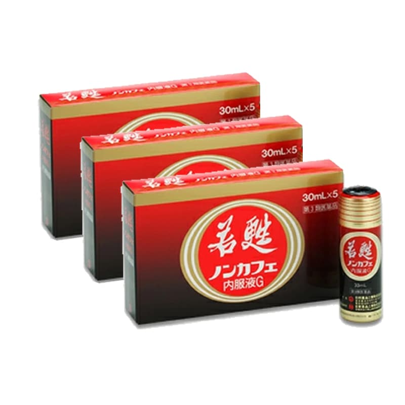 【第3類医薬品】 【3個セット】日邦薬品 若甦ノンカフェ内服液G 30ml×5本入×3セット 滋養強壮 虚弱体質 栄養補給 ノンカフェイン