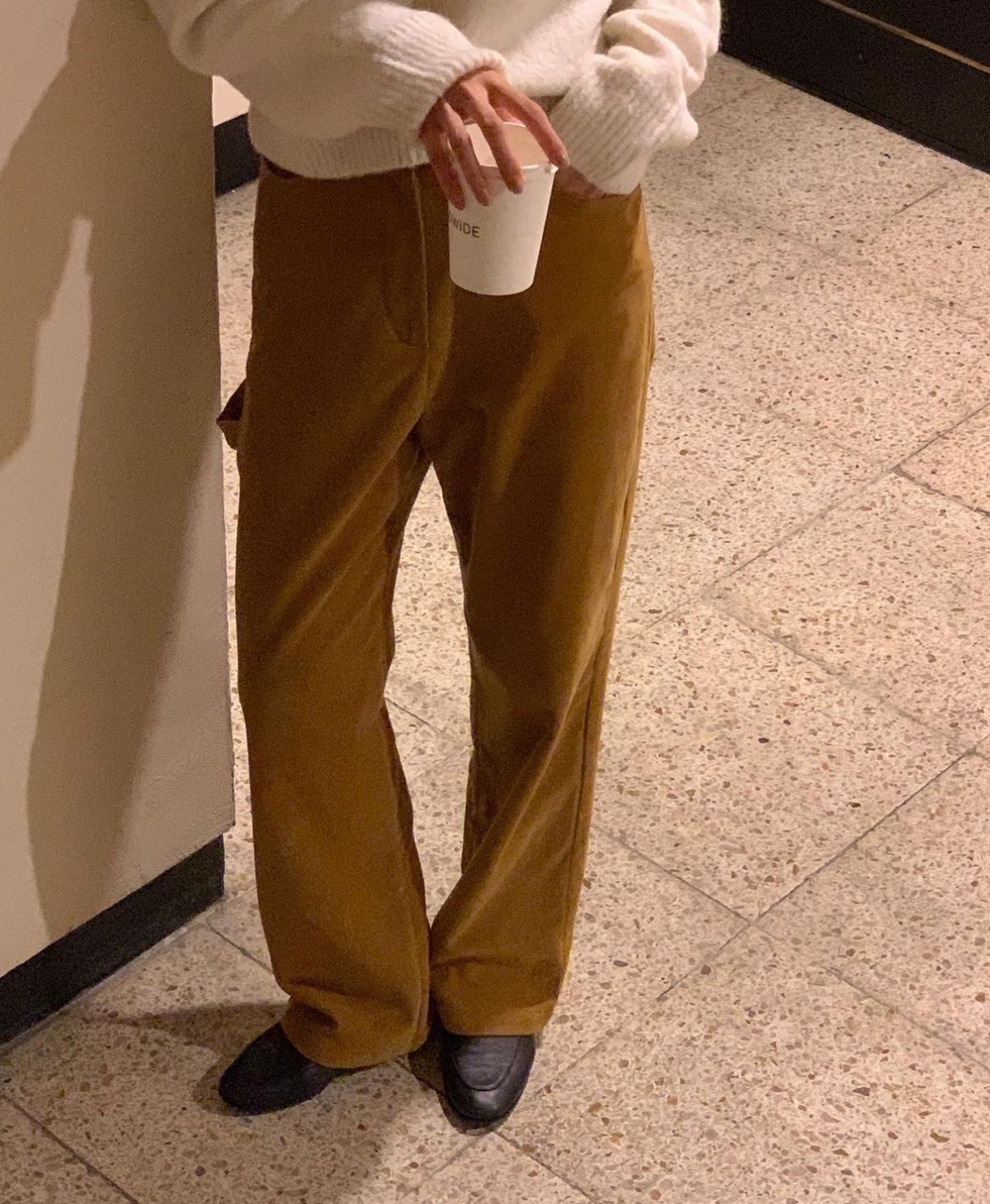 起毛コーデュロイパンツ