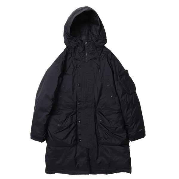 ナンガ オーロラテックス ダウンフィールド ハーフコート AURORA TEX DOWN FIELD HALF COAT BLK M ND2441-1C006-A N0001582
