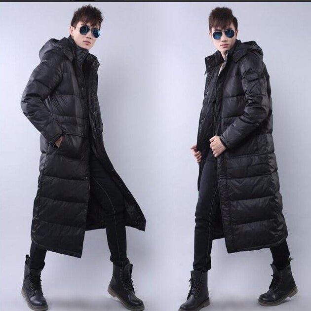 ダウンジャケット ロング ダウンコート フード付き ベンチコート メンズ ショートブルゾン コート