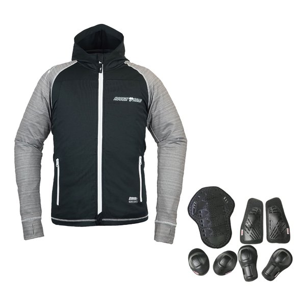 R&R アーマーフーディー HPセット BK/HL.GY-L RR7557HPBK/HG3