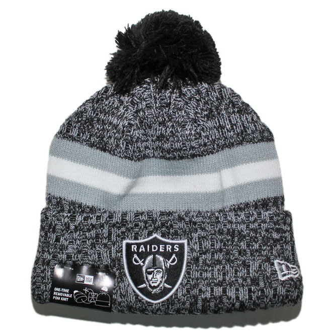 ニット帽 ビーニーキャップ 帽子 メンズ レディース NFL ラスベガス レイダース ワンサイズ