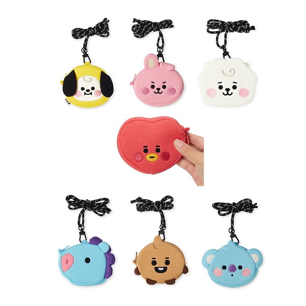 BTS  ぬいぐるみ・マスコットセット 5体＆ぬいぐるみポーチセット あさみみちゃんぬいぐるみポーチ｜夢屋