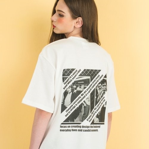 【限定販売】 diagonal-line [韓国直送] T-shirt_11 カジュアルシャツ